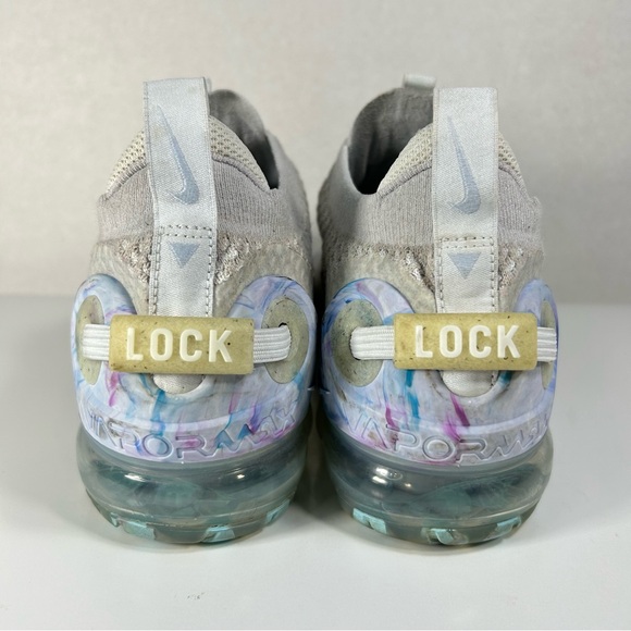 Nike Air VaporMax 2020 Flyknit Summit White Running Shoes CJ6741-100; Women’s 11 - Picture 12 of 16